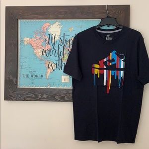 Nike T-Shirt Shoe Paint Drop